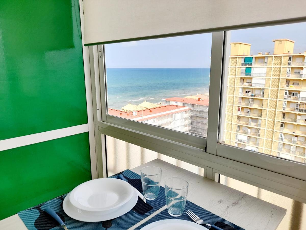 Apartamento Vistas Al Mar, 11 Planta, 50M Playa!! Miramar Dış mekan fotoğraf