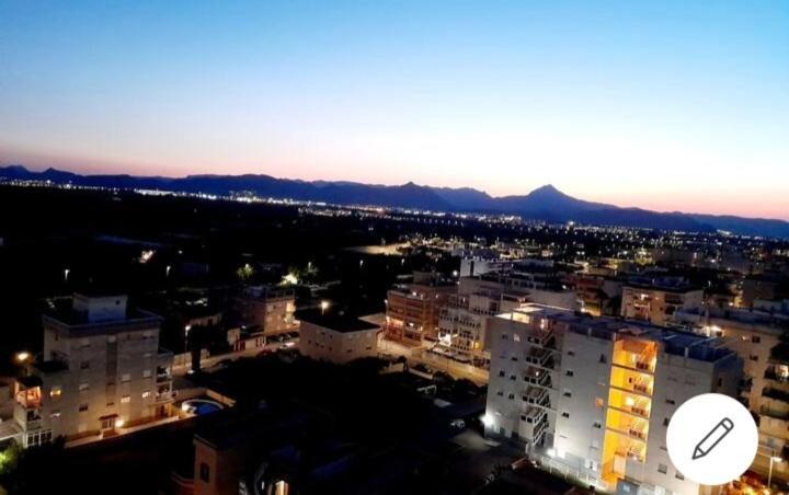 Apartamento Vistas Al Mar, 11 Planta, 50M Playa!! Miramar Dış mekan fotoğraf